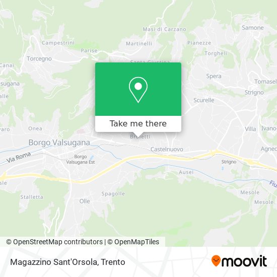 Magazzino Sant'Orsola map
