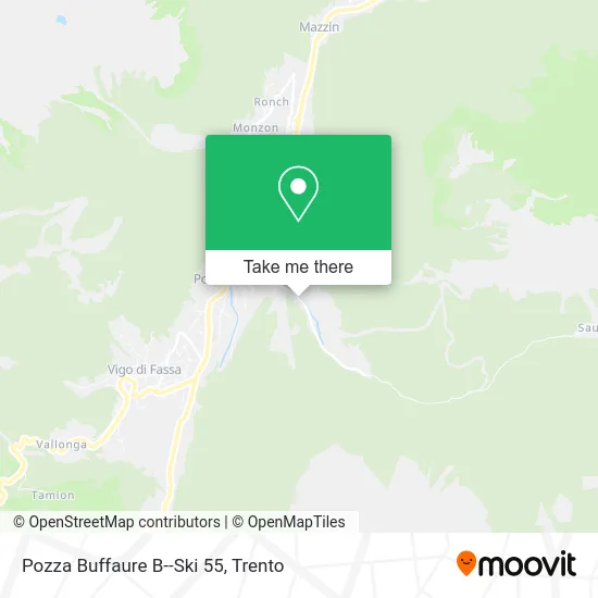 Pozza Buffaure B--Ski 55 map