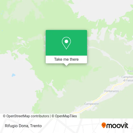Dona Mountain Refuge map