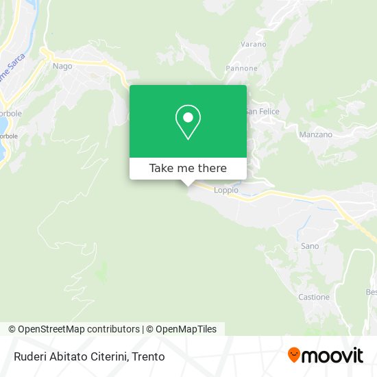 Ruderi Abitato Citerini map