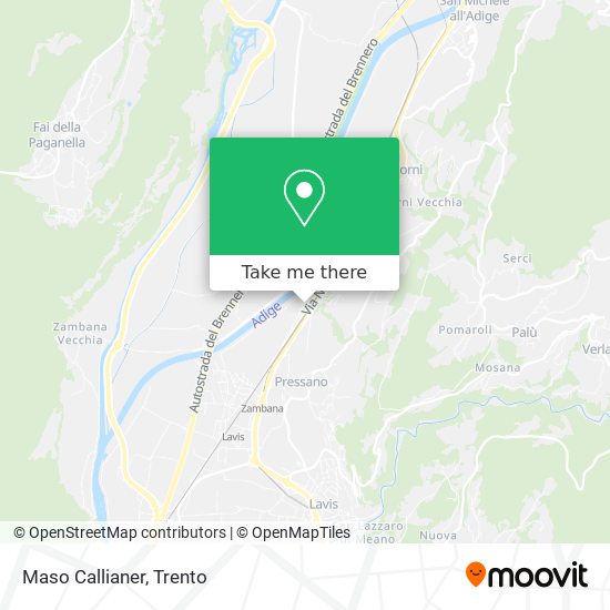 Maso Callianer map
