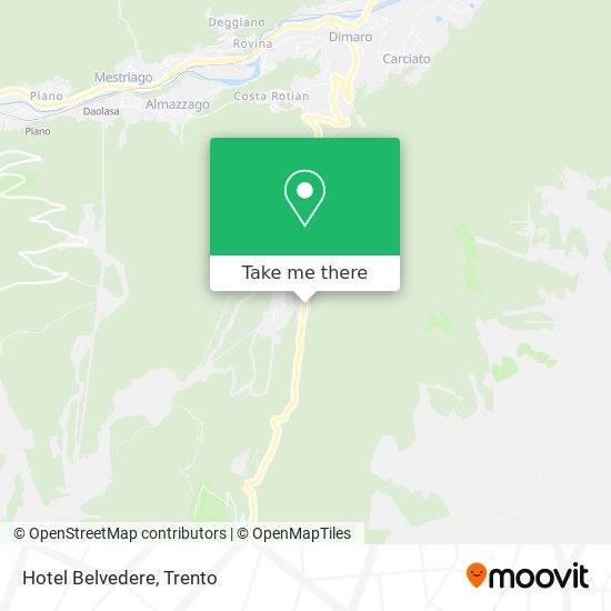 Hotel Belvedere map