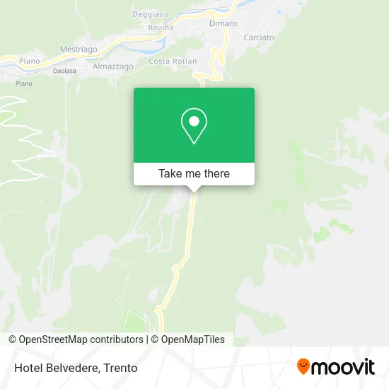 Hotel Belvedere map