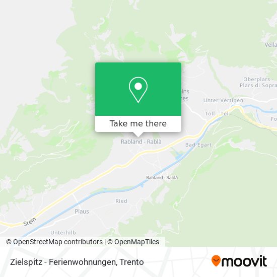 Zielspitz - Ferienwohnungen map