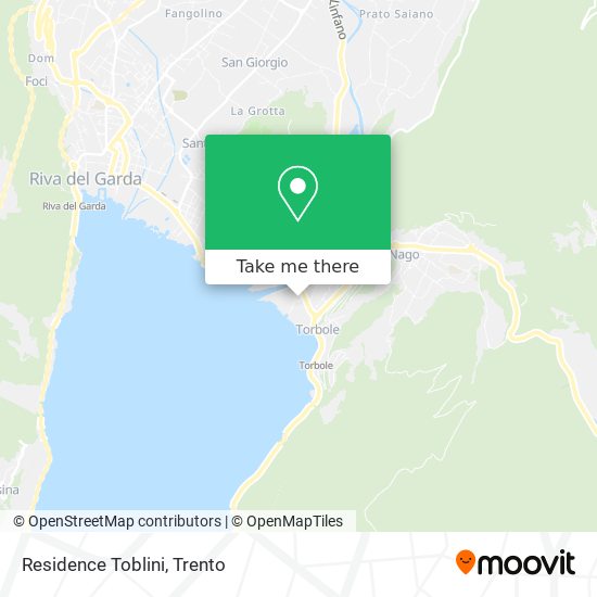 Residence Toblini map