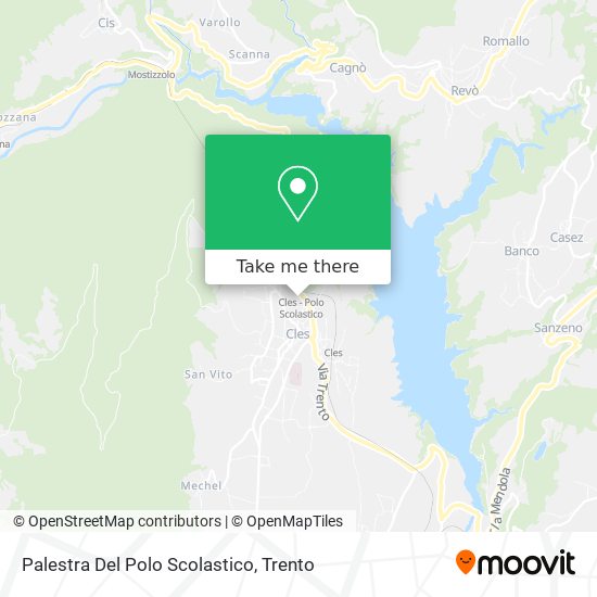 Palestra Del Polo Scolastico map