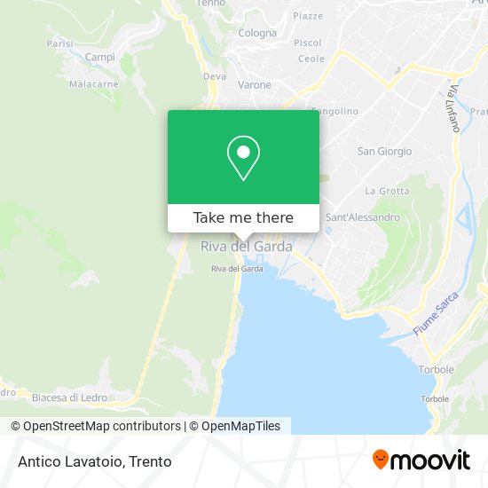 Antico Lavatoio map
