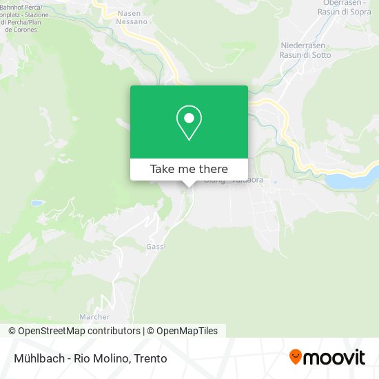 Mühlbach - Rio Molino map