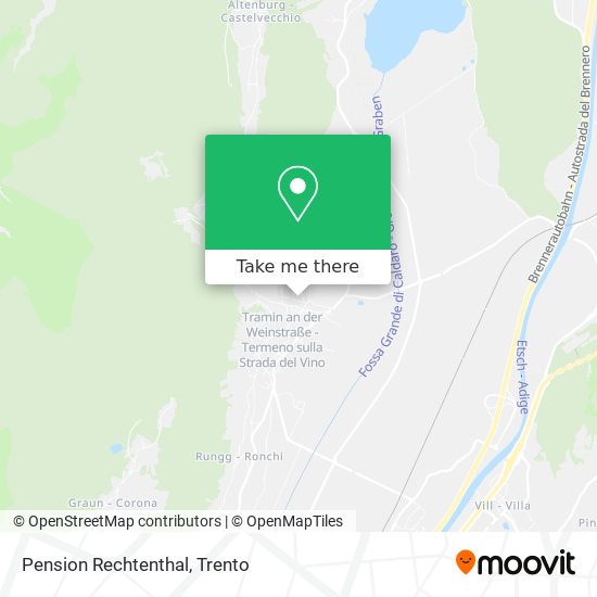 Pension Rechtenthal map