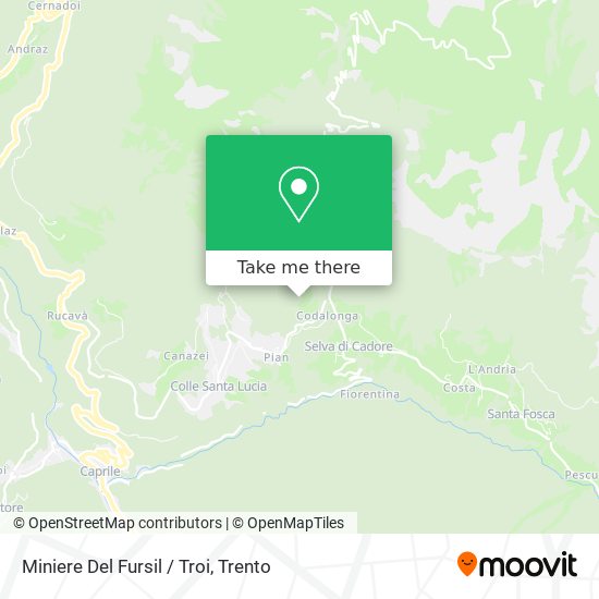 Miniere Del Fursil / Troi map