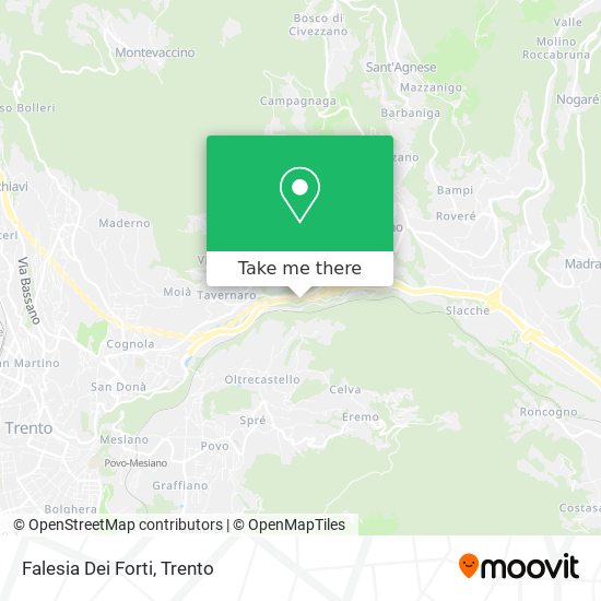 Falesia Dei Forti map