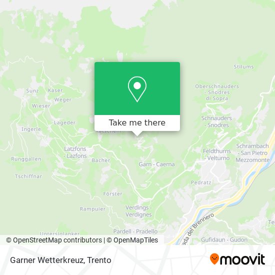 Garner Wetterkreuz map