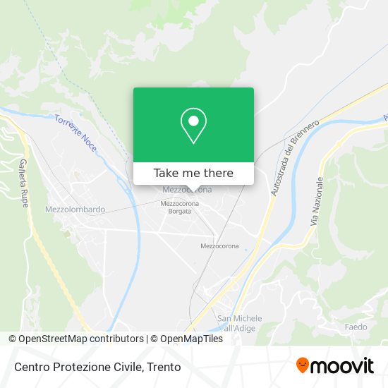 Centro Protezione Civile map
