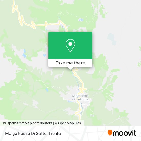 Malga Fosse Di Sotto map