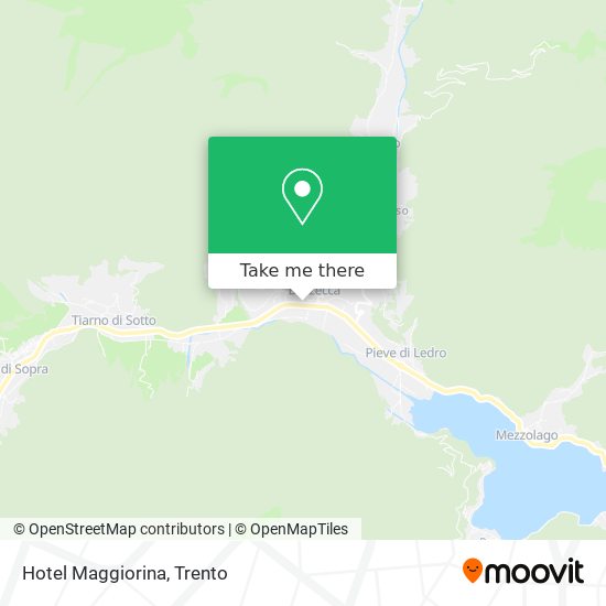 Hotel Maggiorina map