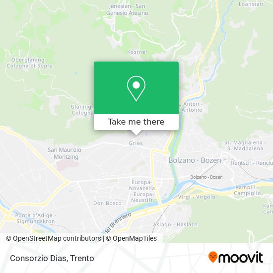 Consorzio Dias map