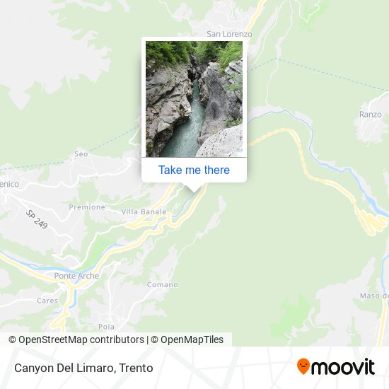 Canyon Del Limaro map