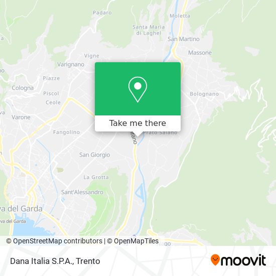 Dana Italia S.P.A. map