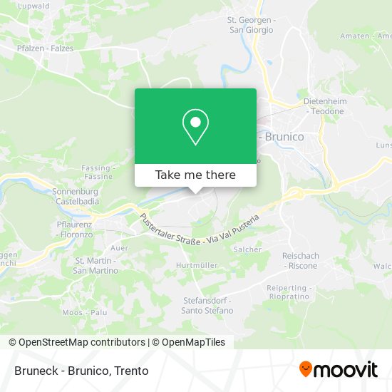 Bruneck - Brunico map