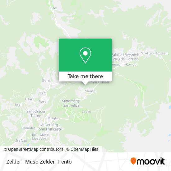 Zelder - Maso Zelder map