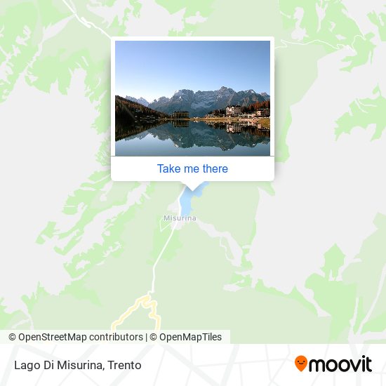 Lago Di Misurina map