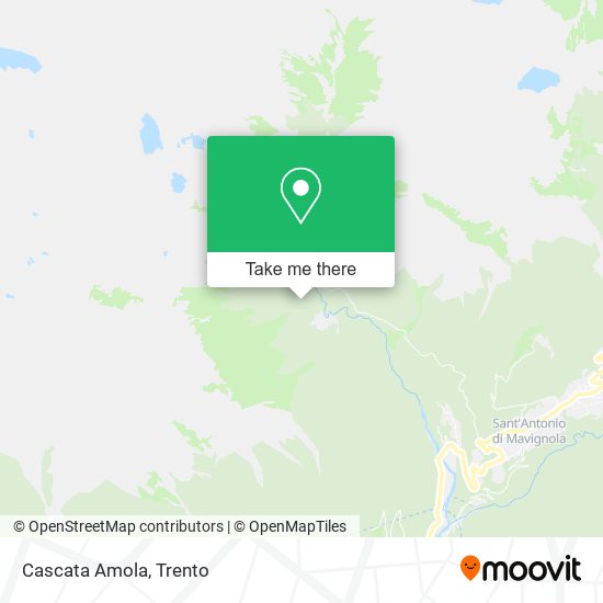 Cascata Amola map