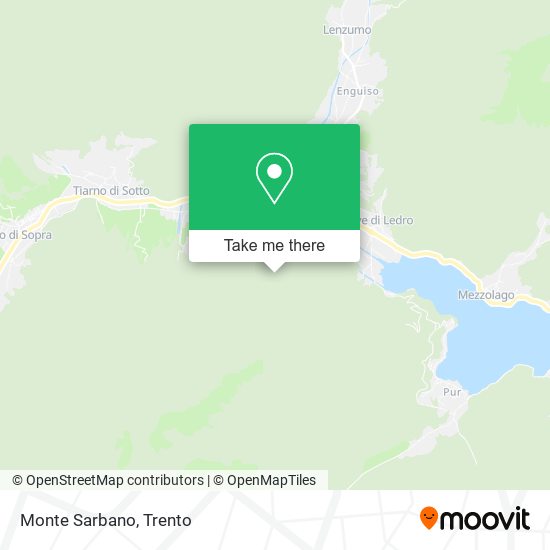 Monte Sarbano map