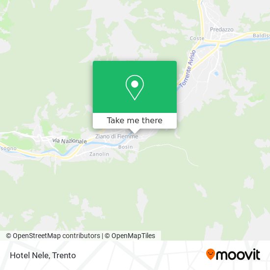 Hotel Nele map