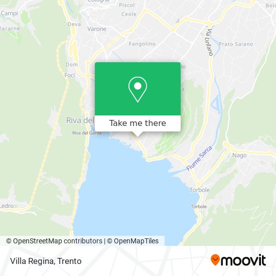 Villa Regina map
