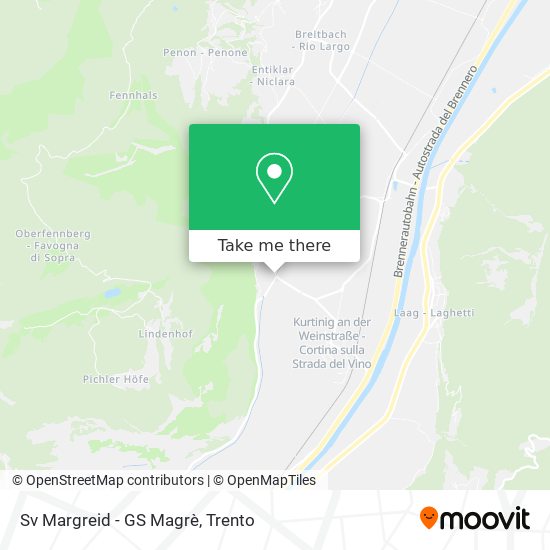 Sv Margreid - GS Magrè map