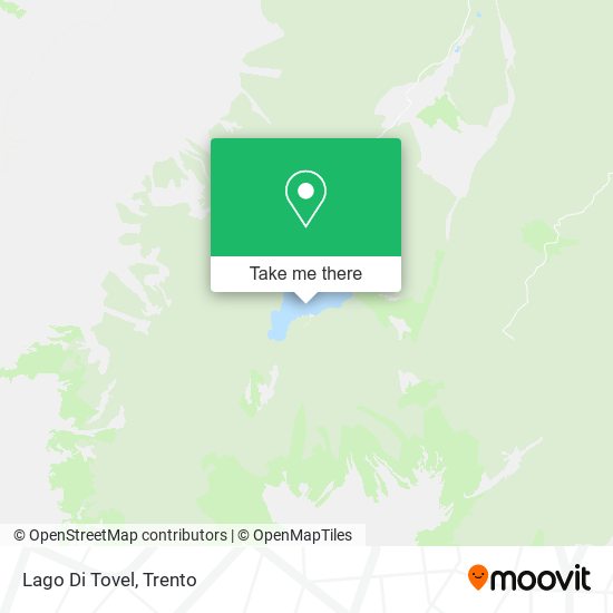 Lago Di Tovel map