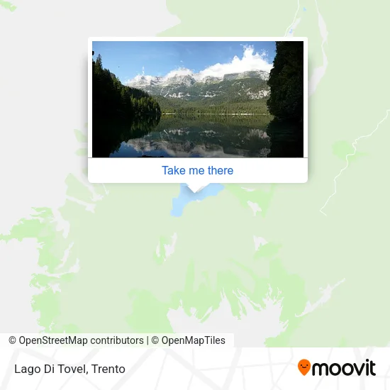 Lago Di Tovel map