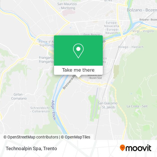 Technoalpin Spa map