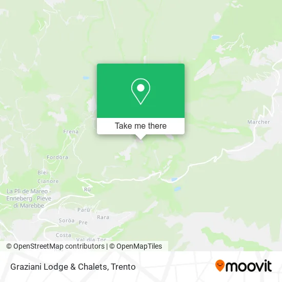 Graziani Lodge & Chalets map