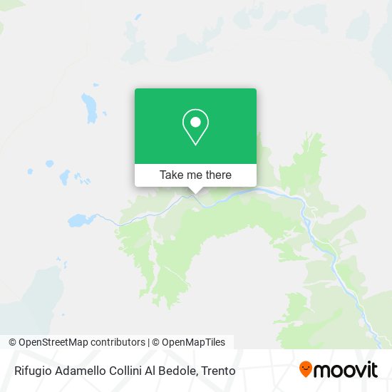 Rifugio Adamello Collini Al Bedole map