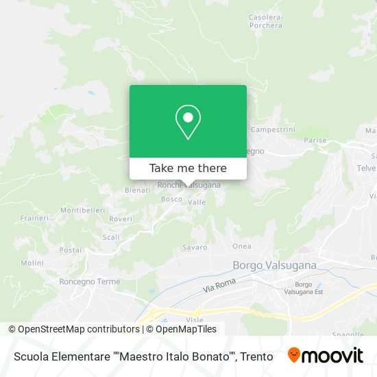 Scuola Elementare ""Maestro Italo Bonato"" map