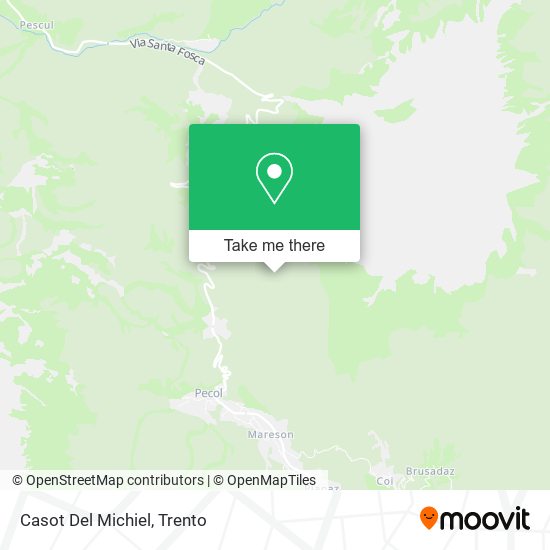 Casot Del Michiel map