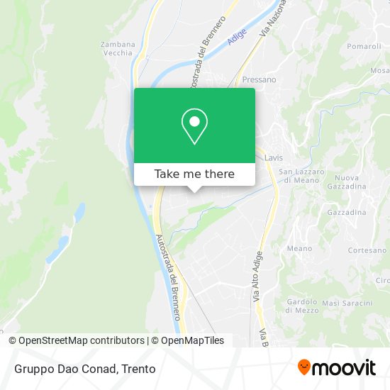 Gruppo Dao Conad map