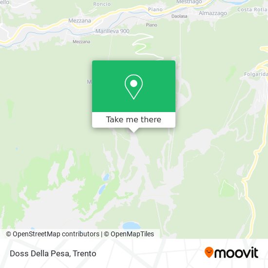 Doss Della Pesa map