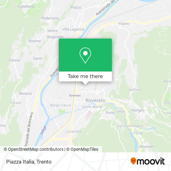 Piazza Italia map