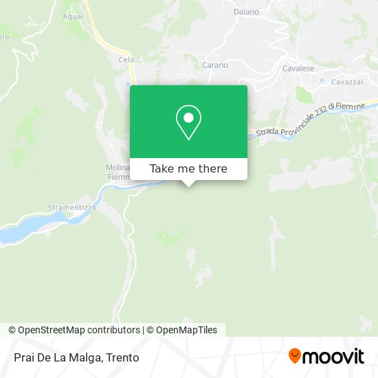 Prai De La Malga map