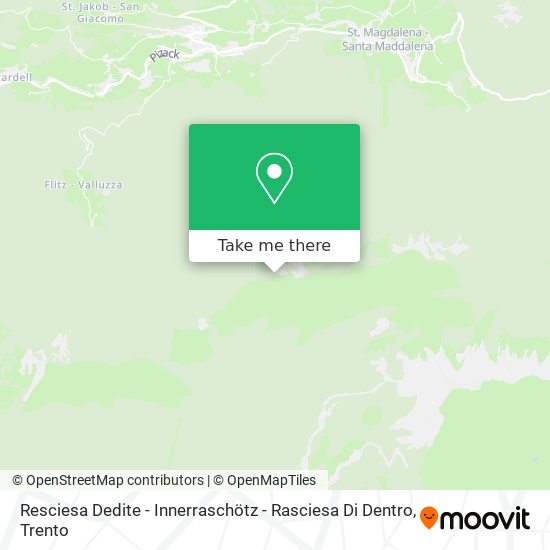 Resciesa Dedite - Innerraschötz - Rasciesa Di Dentro map