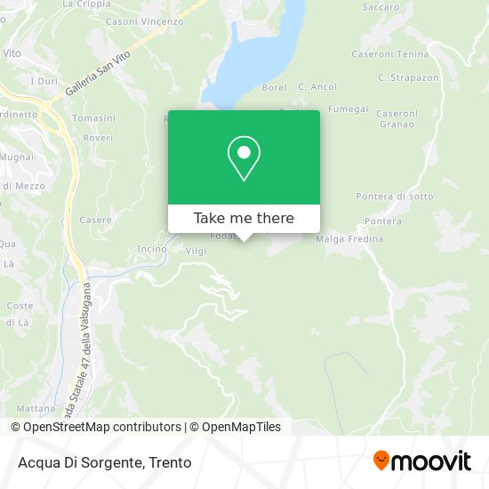 Acqua Di Sorgente map