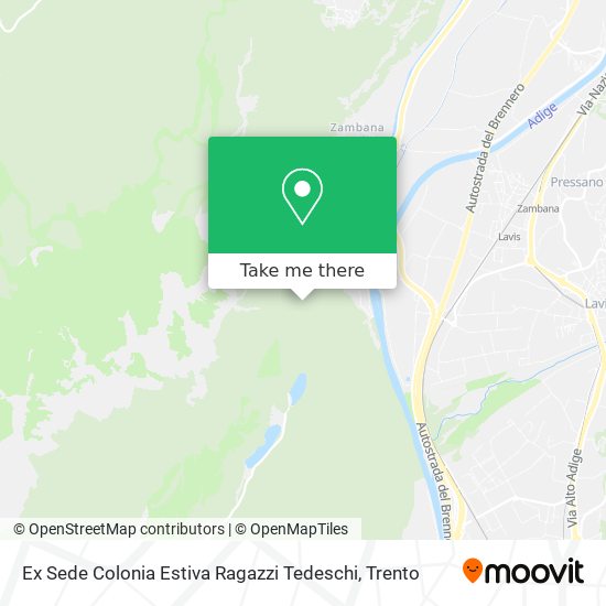 Ex Sede Colonia Estiva Ragazzi Tedeschi map