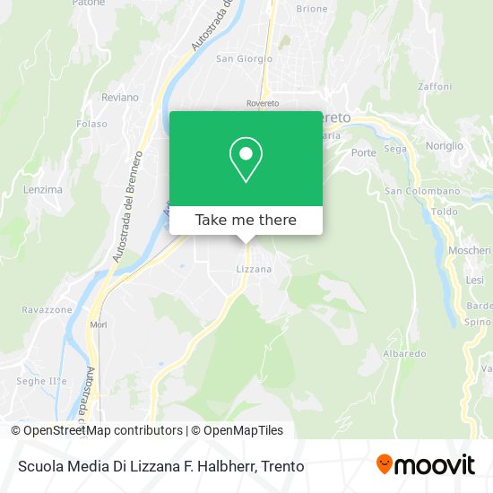 Scuola Media Di Lizzana F. Halbherr map