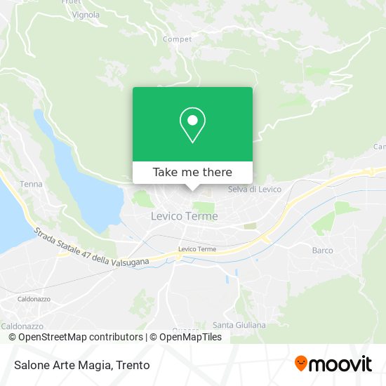 Salone Arte Magia map