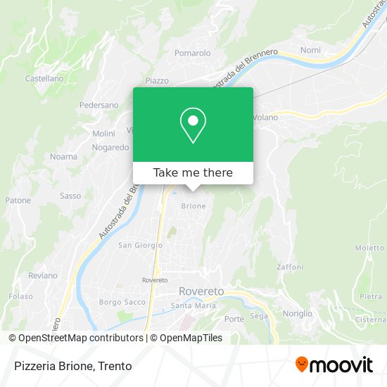 Pizzeria Brione map
