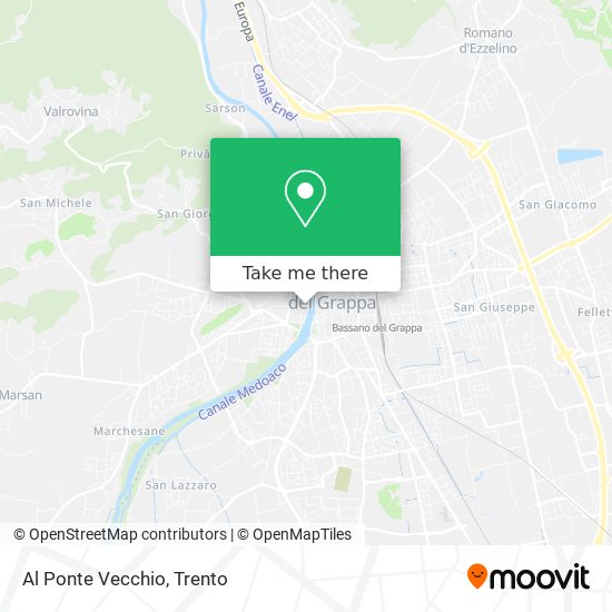 Al Ponte Vecchio map