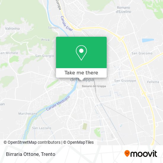 Birraria Ottone map