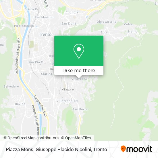 Piazza Mons. Giuseppe Placido Nicolini map